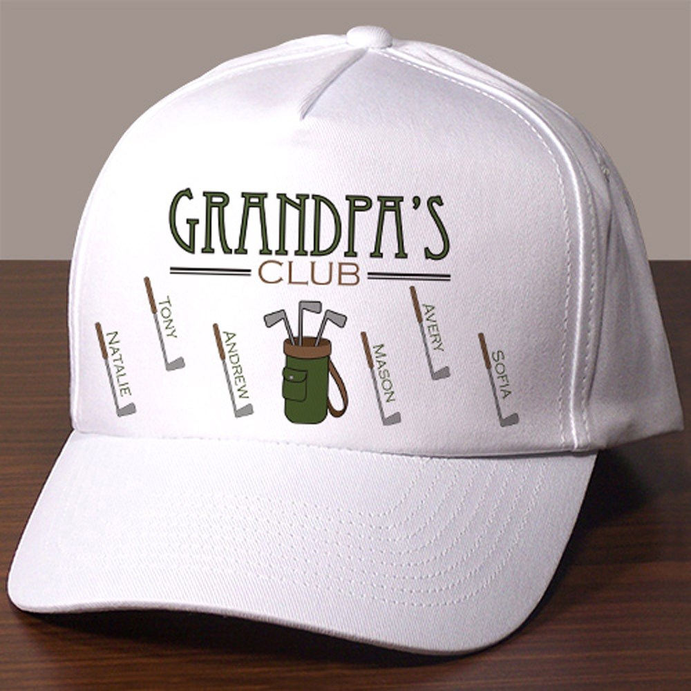Personalized Gold Club Hat 849946