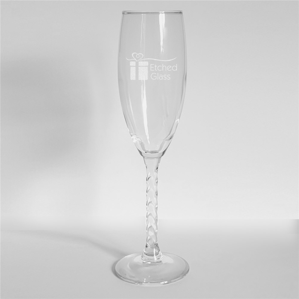 Engraved Anniversary Toasting Flutes | Engraved Champagne Flutes
