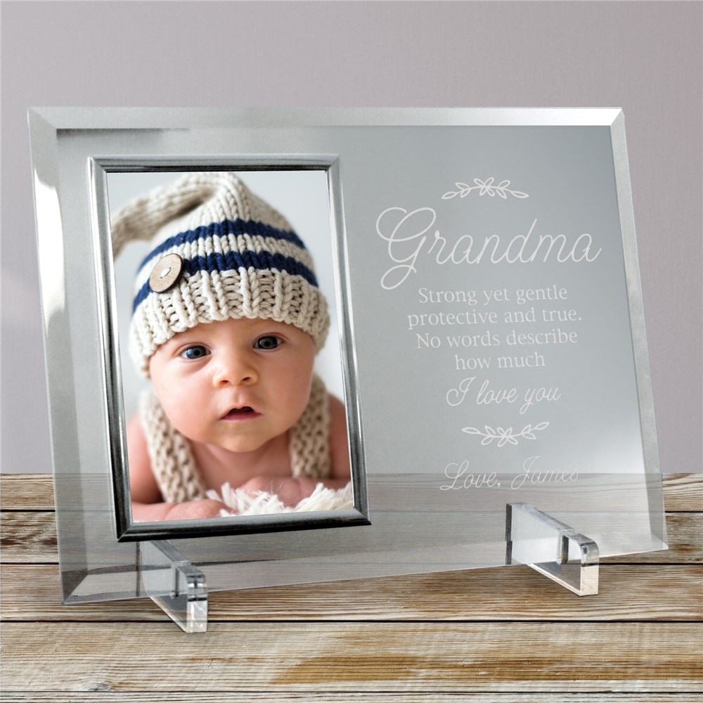 Mother Poem Beveled Engraved Glass Frame GiftsForYouNow