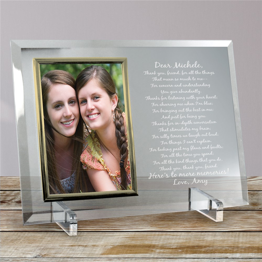 Custom Wood Photo Frames 4x6-5x7 Engraved Wedding Gift Personalized picture frame