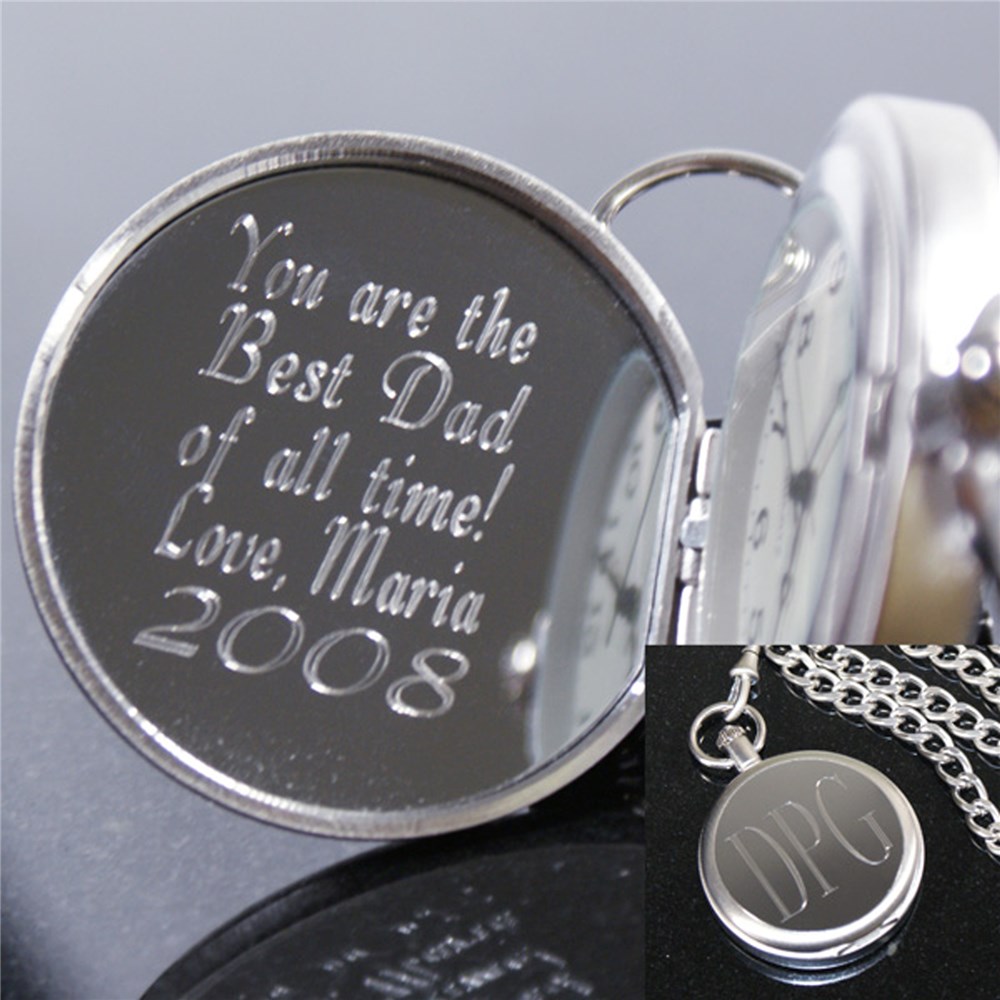 Father's Day Keepsake Pocket Watch | Engraved Gifts