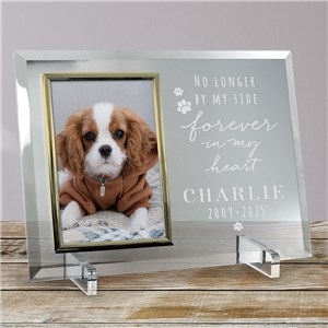 Engraved Forever In My Heart Pet Glass Frame 85232958X