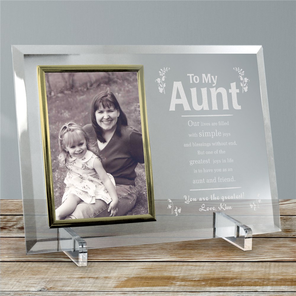 Personalised Frame Present Gift Auntie Mum Mother Sister Birthday Valentines