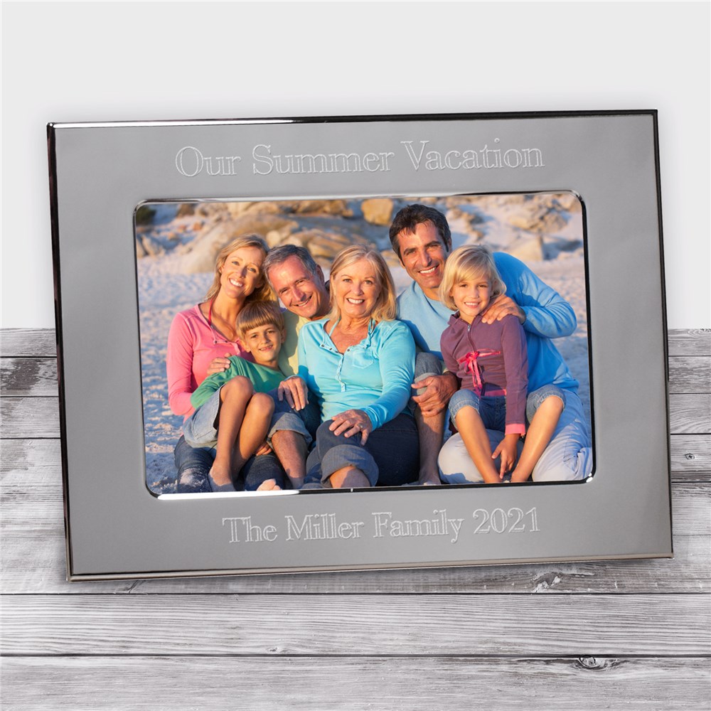 Personalized Vacation Silver Picture Frame GiftsForYouNow