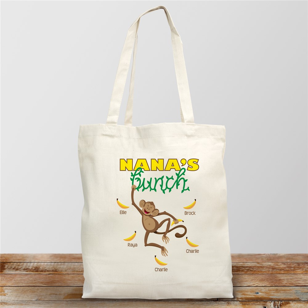 Personalized My Bunch Canvas Tote Bag GiftsForYouNow