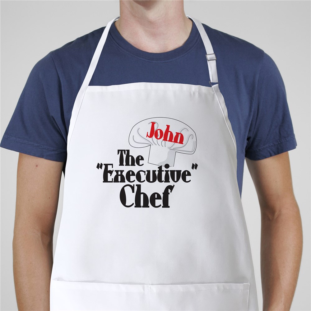 Personalized Executive Chef Apron GiftsForYouNow