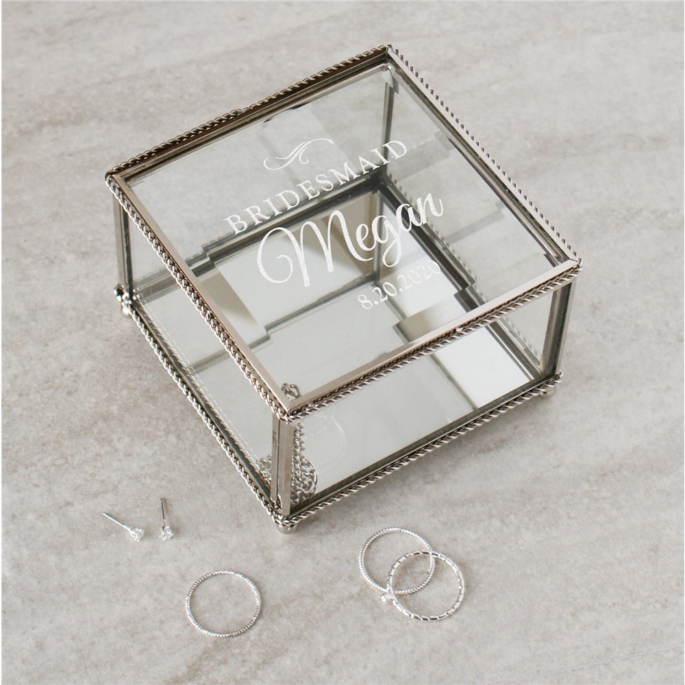 Engraved Bridesmaid Jewelry Box Wedding GiftsForYouNow