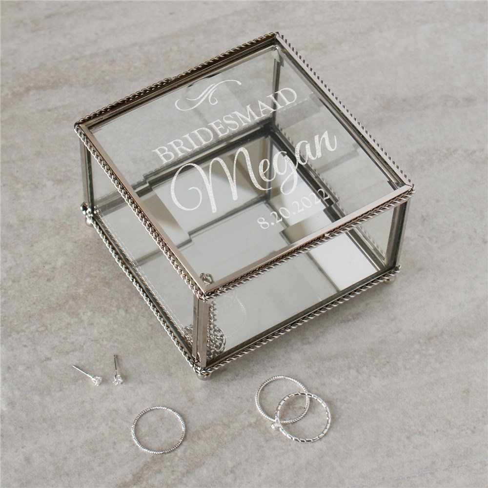 Engraved Bridesmaid Jewelry Box Wedding GiftsForYouNow