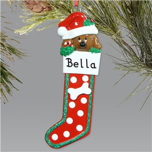 Personalized Dog Stocking Ornament | Personalized Pet Ornaments