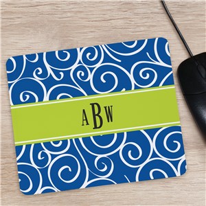 Monogram Madness Mouse Pad | Computer Gifts