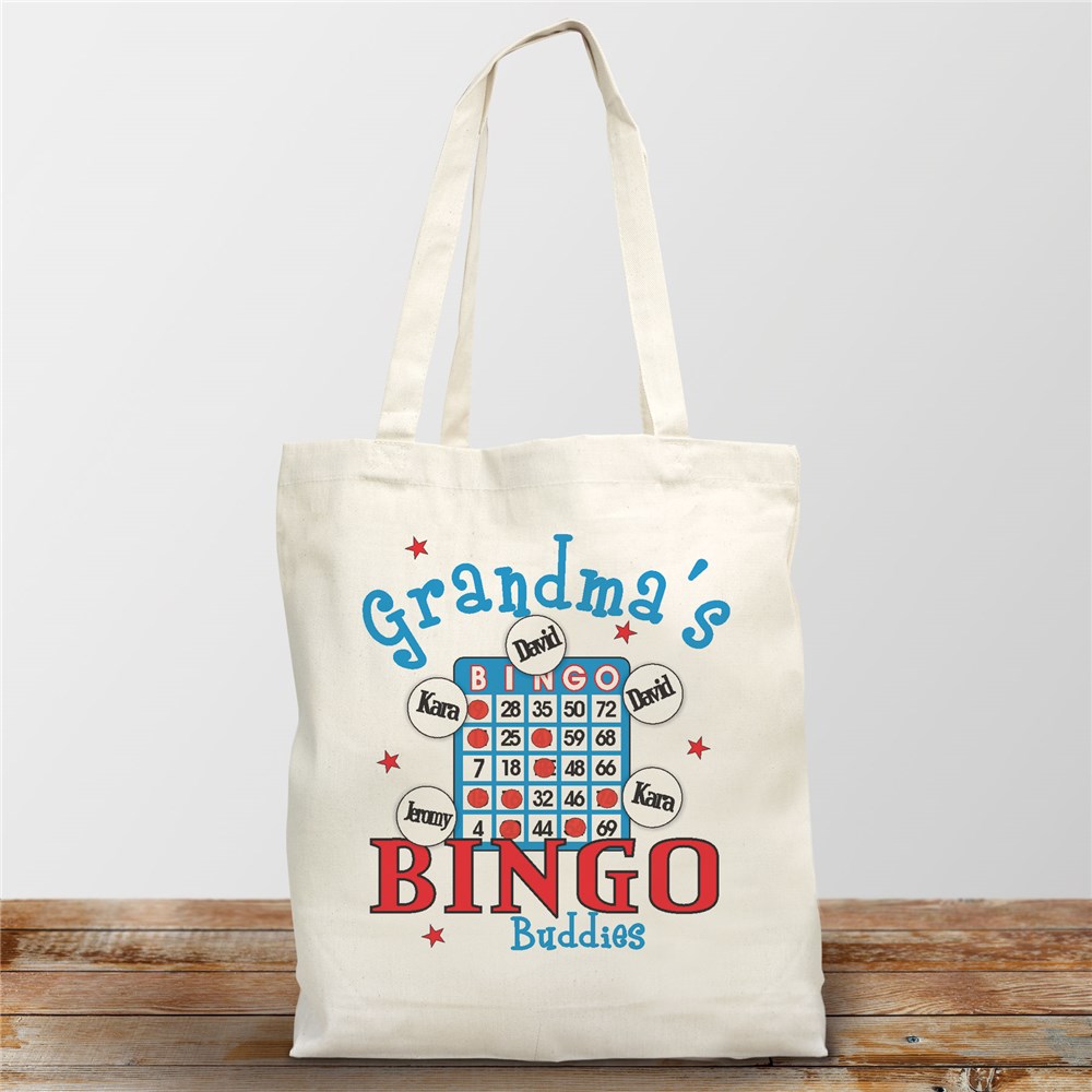 Personalized Bingo Tote Bag