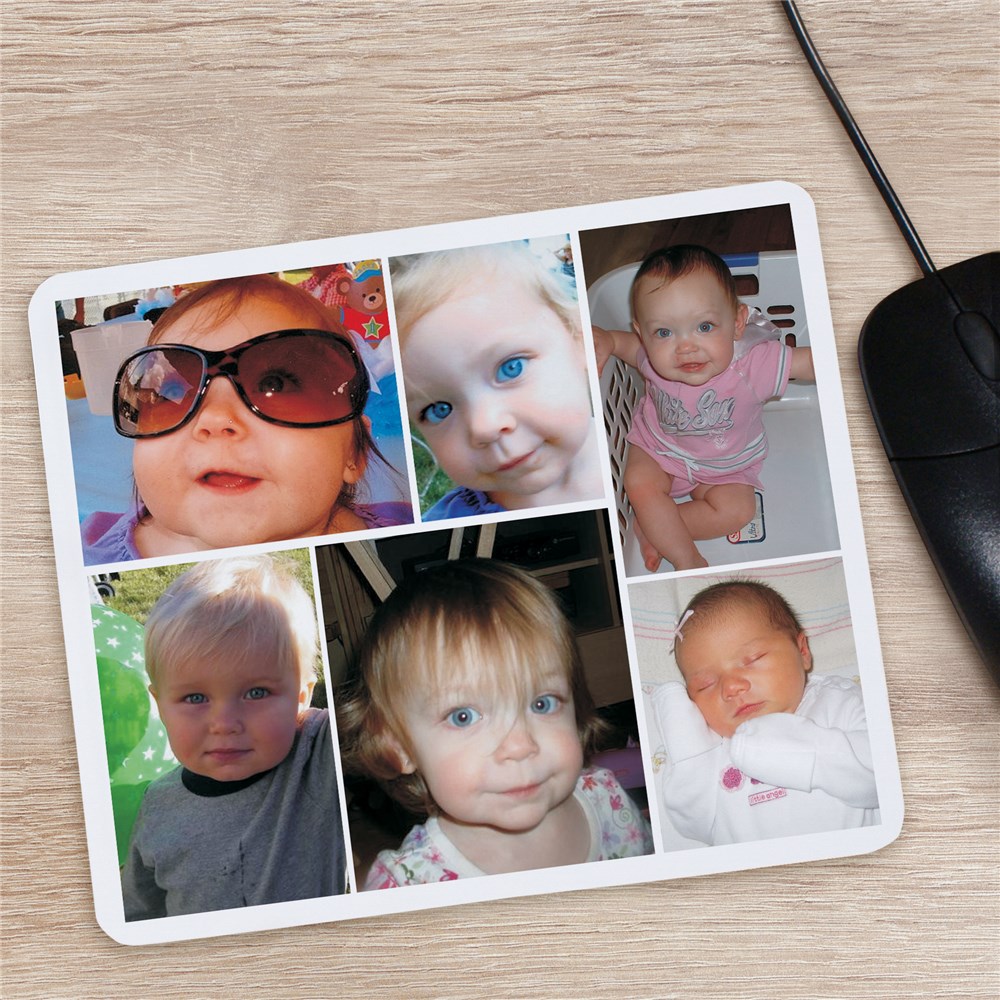 Collage Photo Mouse Pad | Unique Gifts for Mom