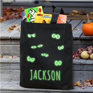 Personalized Glow In The Dark Halloween Bag | Personalized Halloween Bags