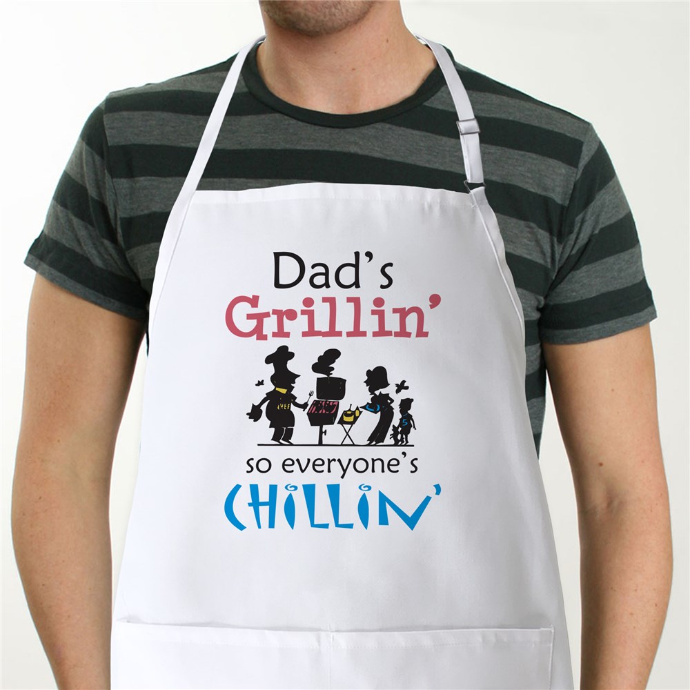 Grillin' and Chillin' Apron | Personalized Aprons
