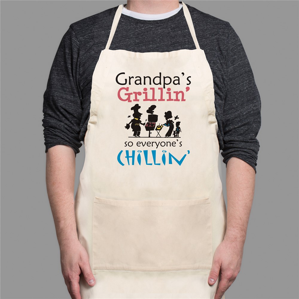 Grillin' and Chillin' Apron | Personalized Aprons