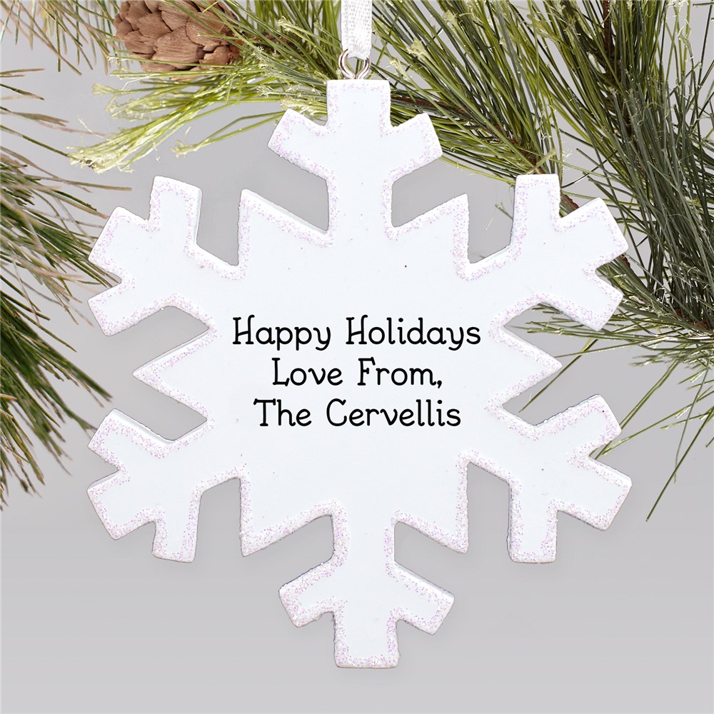 Snowflake Christmas Ornament | Personalized Ornament