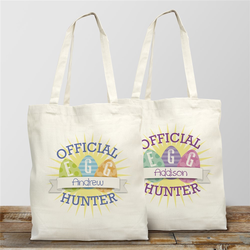 Easter Egg Tote Bag | Personalized Easter Baskets
