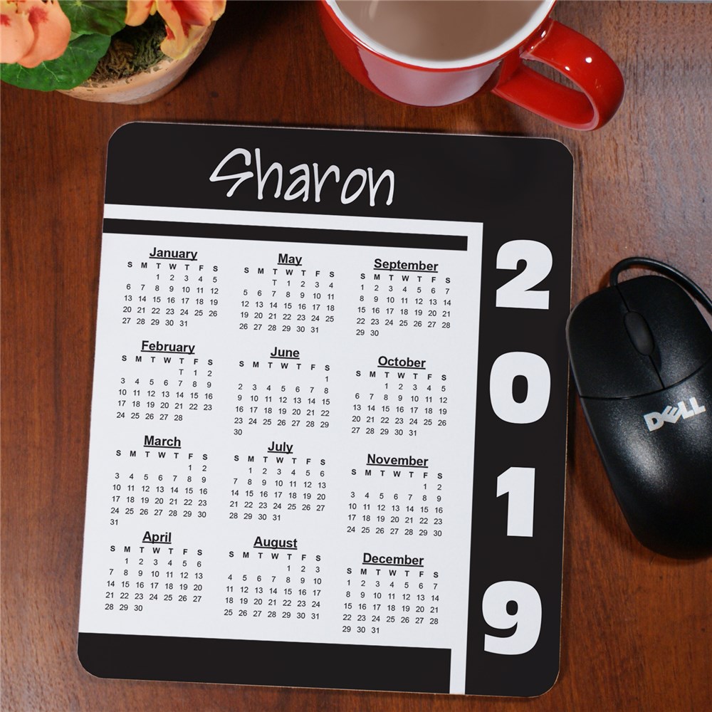 Calendar Personalized Mouse Pad GiftsForYouNow Calendar Personalized Mouse Pad GiftsForYouNow