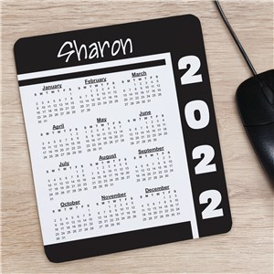 Calendar Personalized Mouse Pad | New Year Gifts