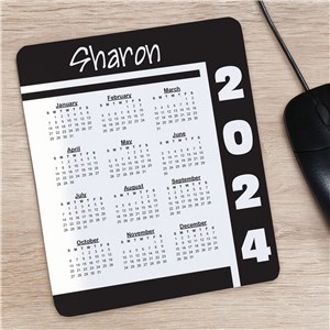 Calendar Personalized Mouse Pad | New Year Gifts