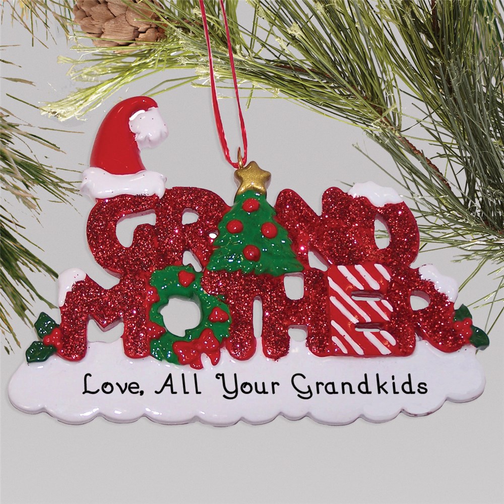 Personalized Grandmother Christmas Ornament GiftsForYouNow