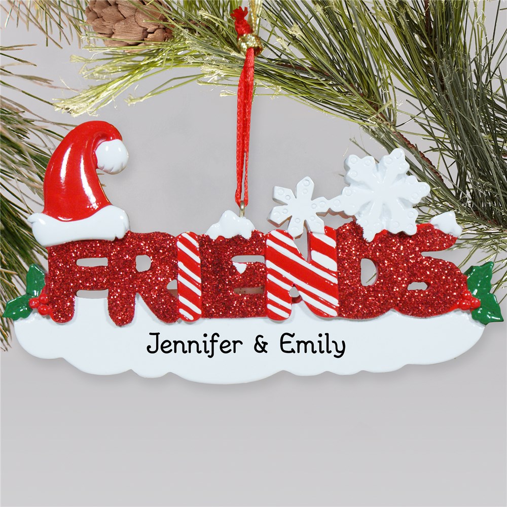 Friends Personalized Christmas Ornament | Personalized Christmas Ornaments