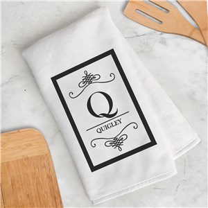 Personalized Family Name Dish Towel 895629