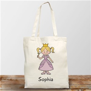 Personalized Halloween Characters Tote Bag | Personalized Trick-Or-Treat Bags