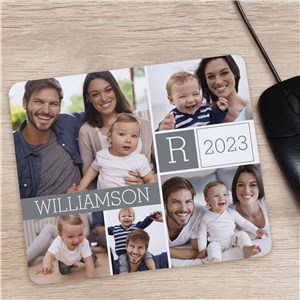 Family Photo Collage Mousepad | Personal Gifts For Mom