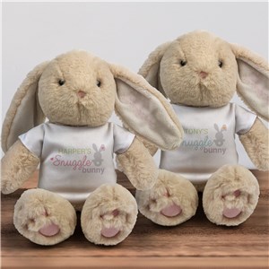 Personalized Easter Snuggle Bunny