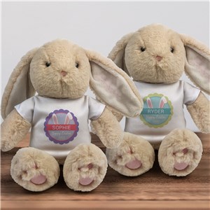 Personalized Bunny Ears Brulee Bunny