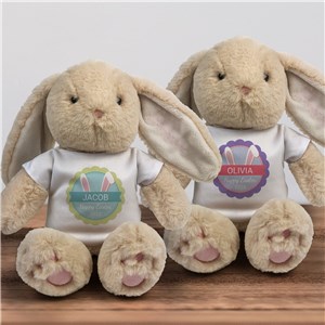 Personalized Bunny Ears Brulee Bunny