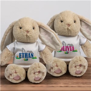 Personalized Floppy Bunny Ears Brulee Bunny