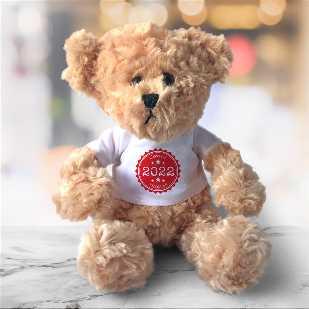 Personalized Class Of Stamp Beige Plush Bear