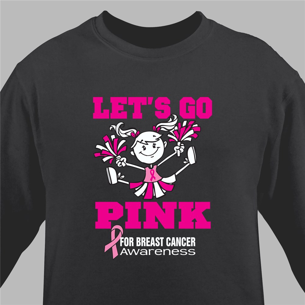 Breast Cancer Awareness Long Sleeve Personalized Shirt | Personalized T-shirts