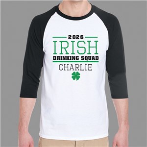 St. Patrick's Day Baseball Shirts | Personalized Raglan Shirts