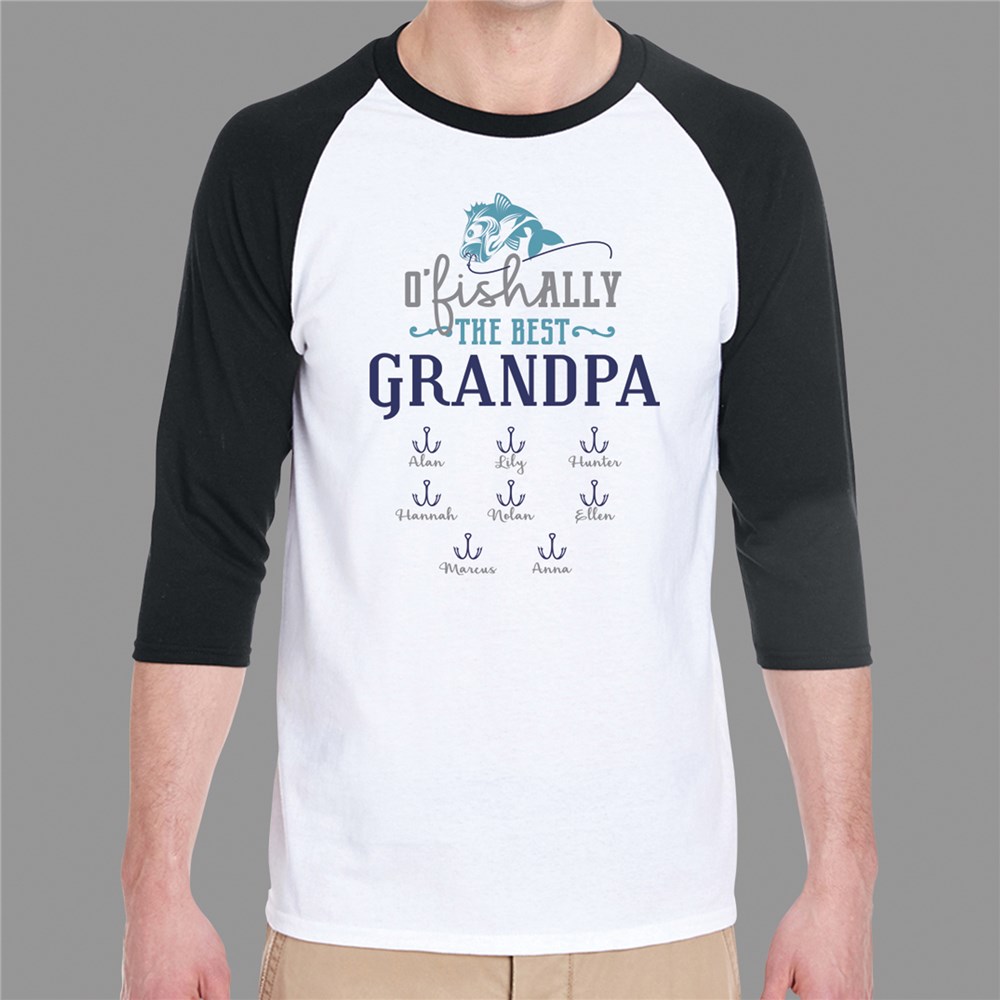 Personalized Shirts for Grandpa | Baseball Shirts For Guys
