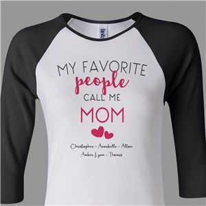 Raglan Shirt For Women | Favorite Mom Shirt