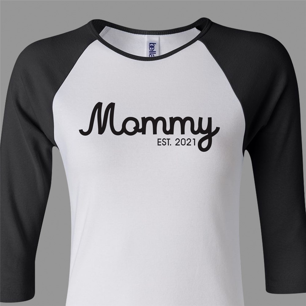 Personalized Raglan Shirt | Mom Shirts