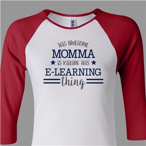 Personalized This Awesome Momma T-Shirt