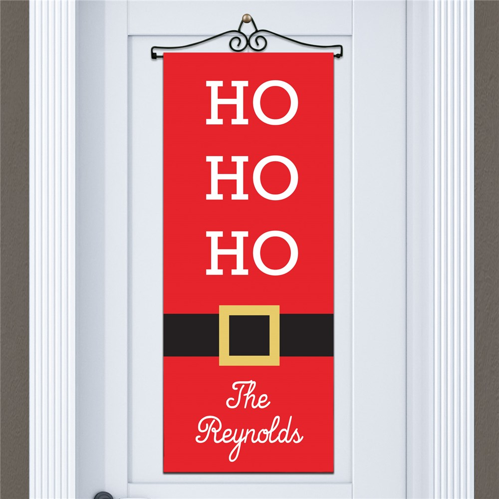 Personalized Santa Door Banner GiftsForYouNow