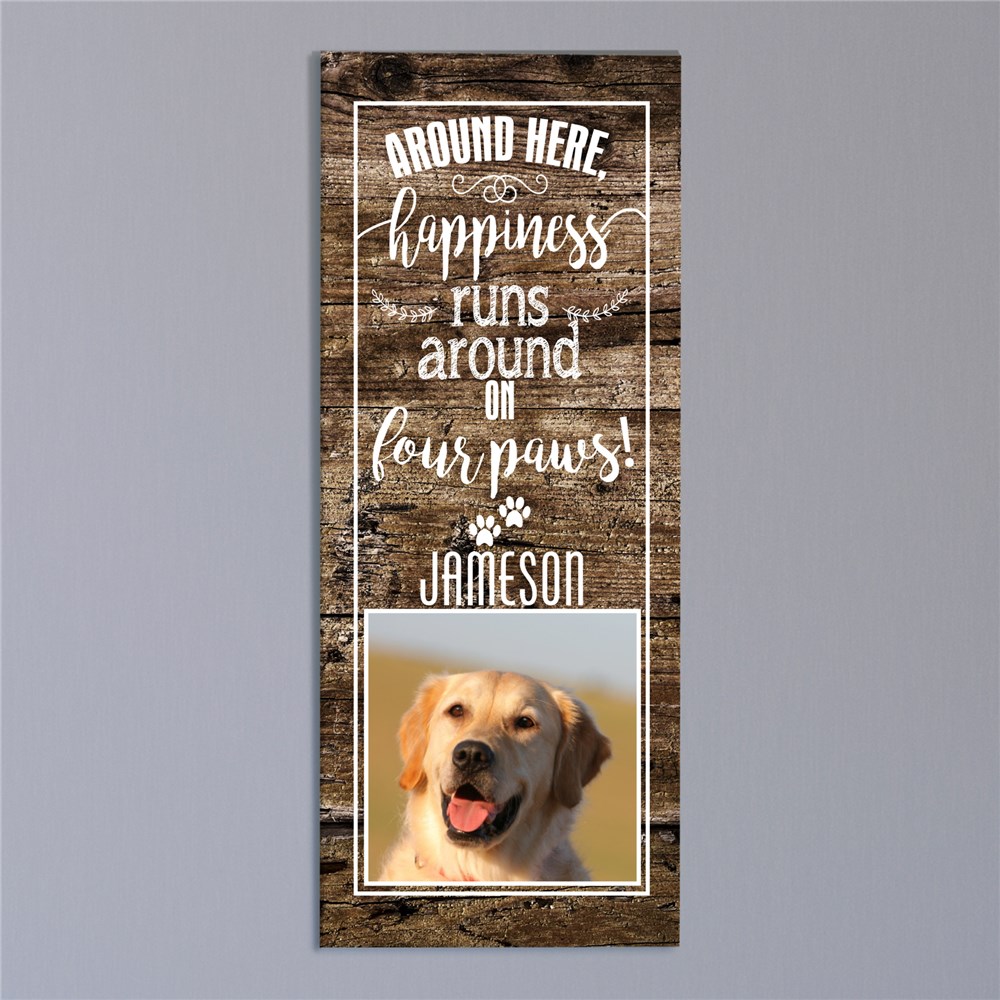 personalized dog canvas