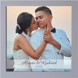 Personalized Couples Wall Canvas | Personalized Wedding Canvas Art