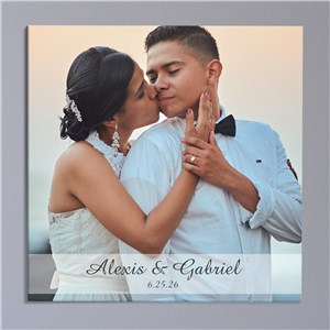 Personalized Couples Wall Canvas | Personalized Wedding Canvas Art