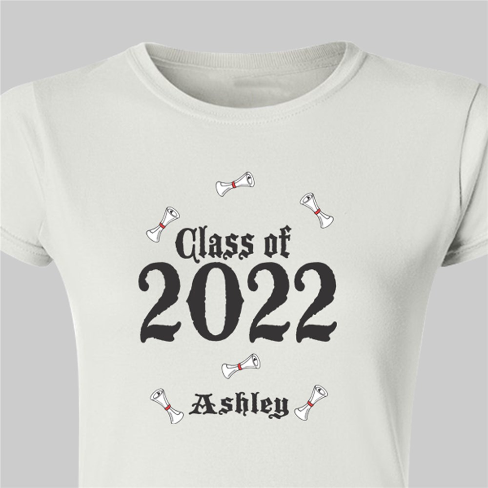 Graduation Fitted T-Shirt | Personalized Graduation Gifts