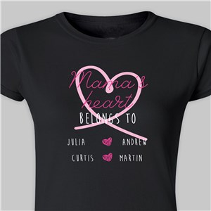 Personalized Belongs To Women's Fitted T-Shirt 9114389X