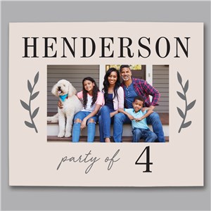 Personalized Photo Canvas | Party Of Family Art