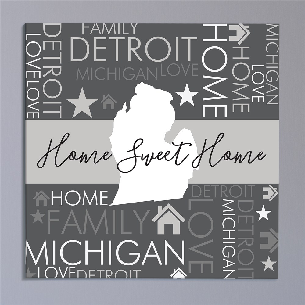 Personalized State Signs | Home State Personalized Word Art