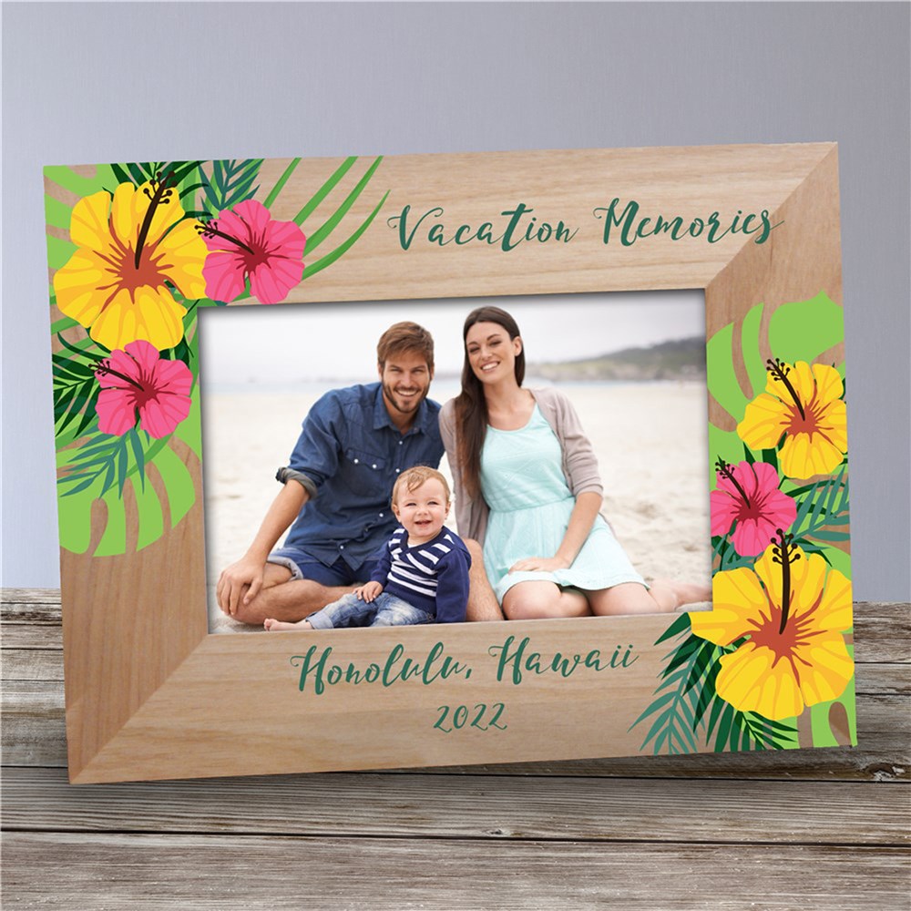 Personalized Family Vacation Frame | Personalized Picture Frame