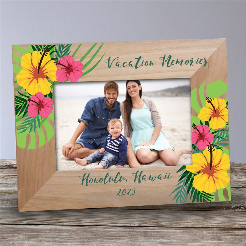 Personalized Family Vacation Frame | Personalized Picture Frame
